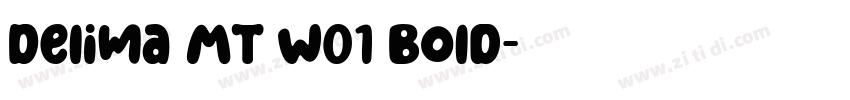 Delima MT W01 Bold字体转换
